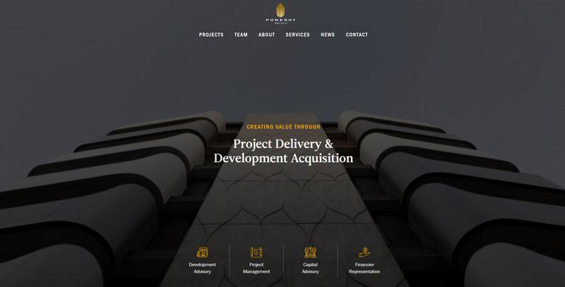 Website development for Pomeroy Pacific